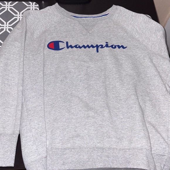 Champion Other - Champion Men's Light Gray Crewneck Sweater